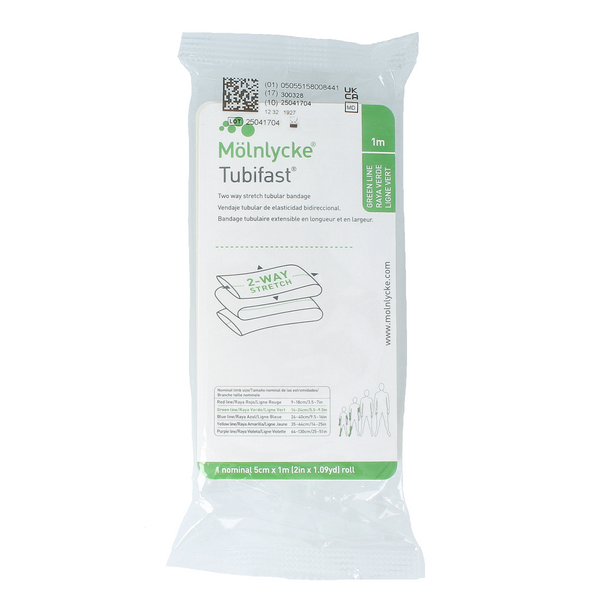 Tubifast Groen M 1 meter 1.00 Stuks