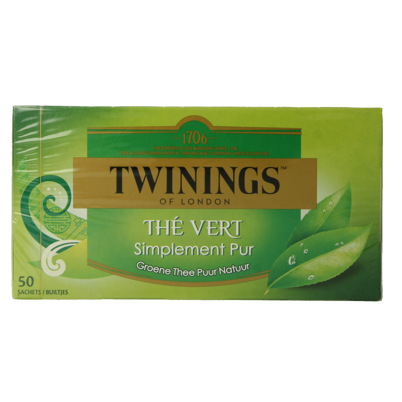 Twinings Pure green tea 50 Zakjes