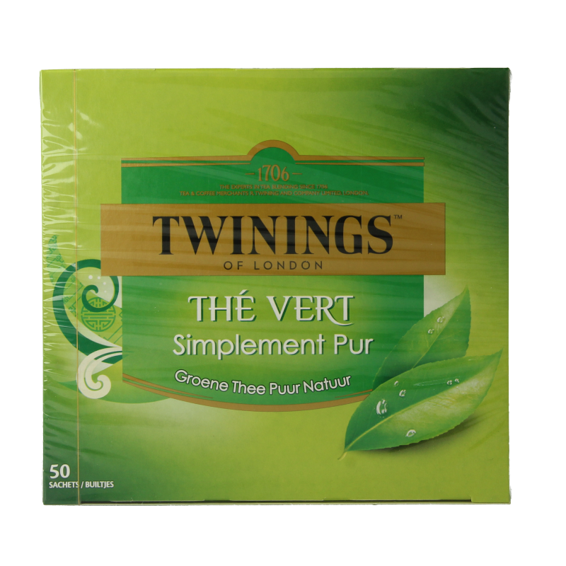 Twinings Pure green tea 50 Zakjes