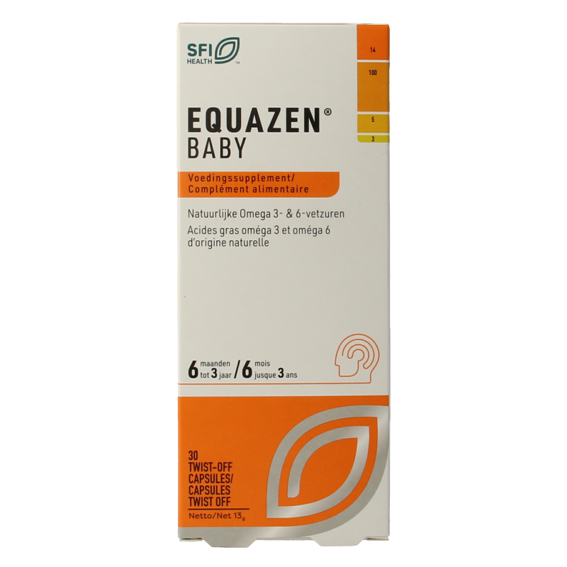 SFI Health  Equazen baby omega 3- & 6-vetzuren 30 Ampullen
