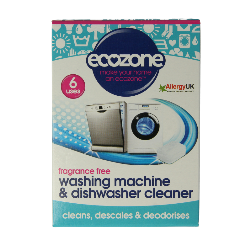 EcoZone Wasmachine en vaatwasser ontkalker 6 Stuks