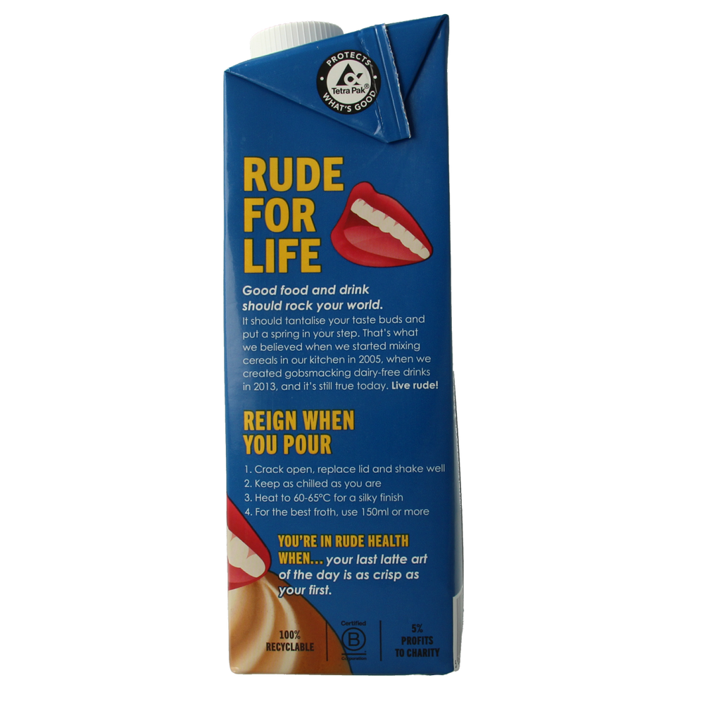 Rude Health Oat barista 1.00 Liter