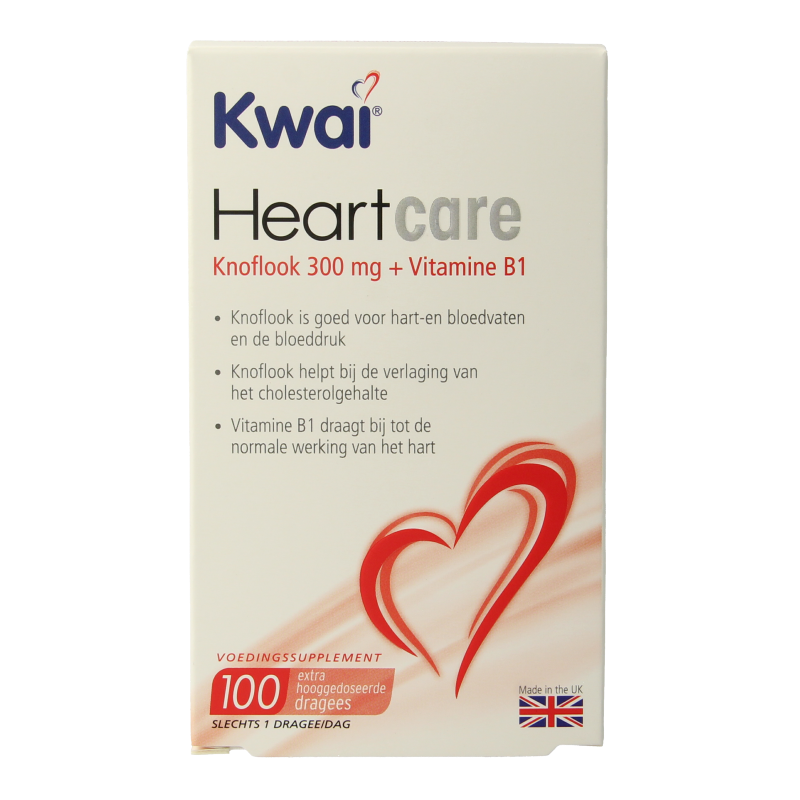 Kwai Heartcare knoflook 100 Dragees