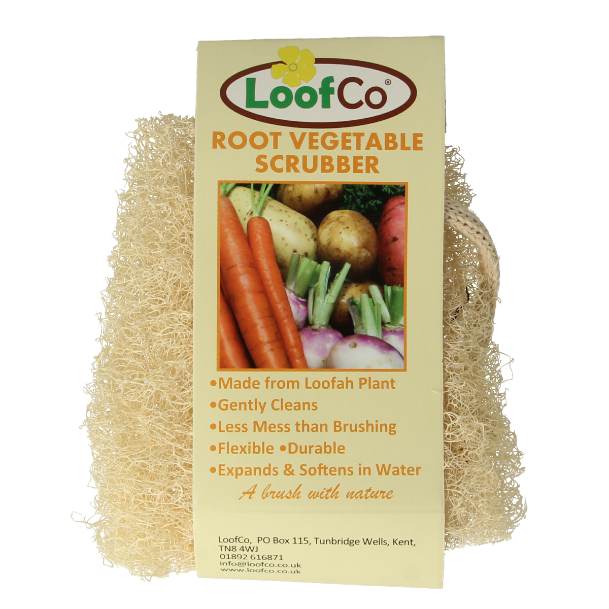 Loofco Groente spons bio 1.00 Stuks