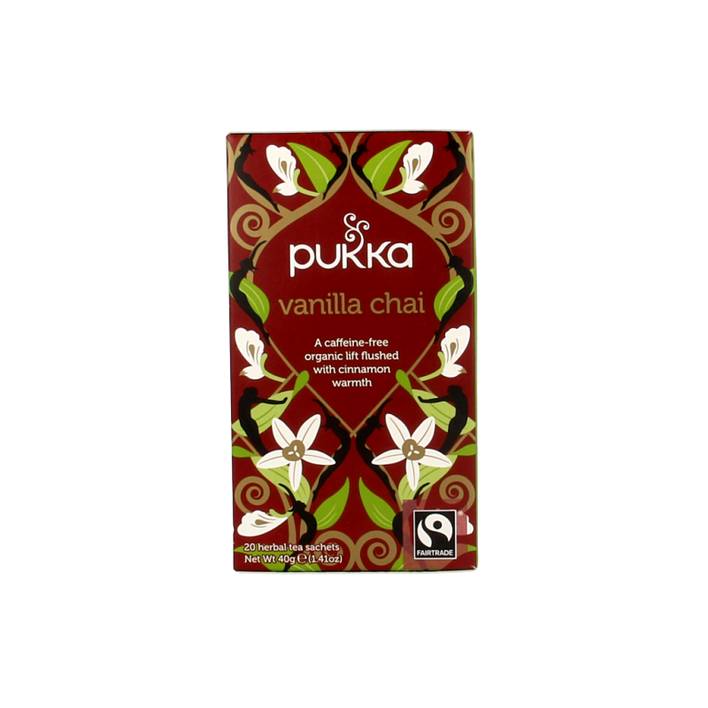 Pukka Vanille chai tea bio 20 Zakjes