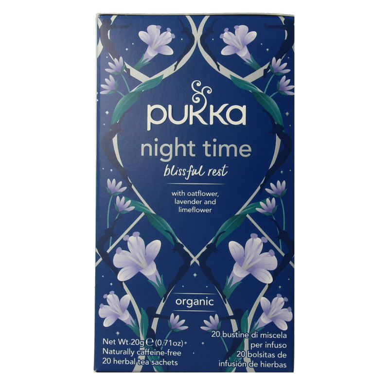 Pukka Night time thee bio 20 Zakjes