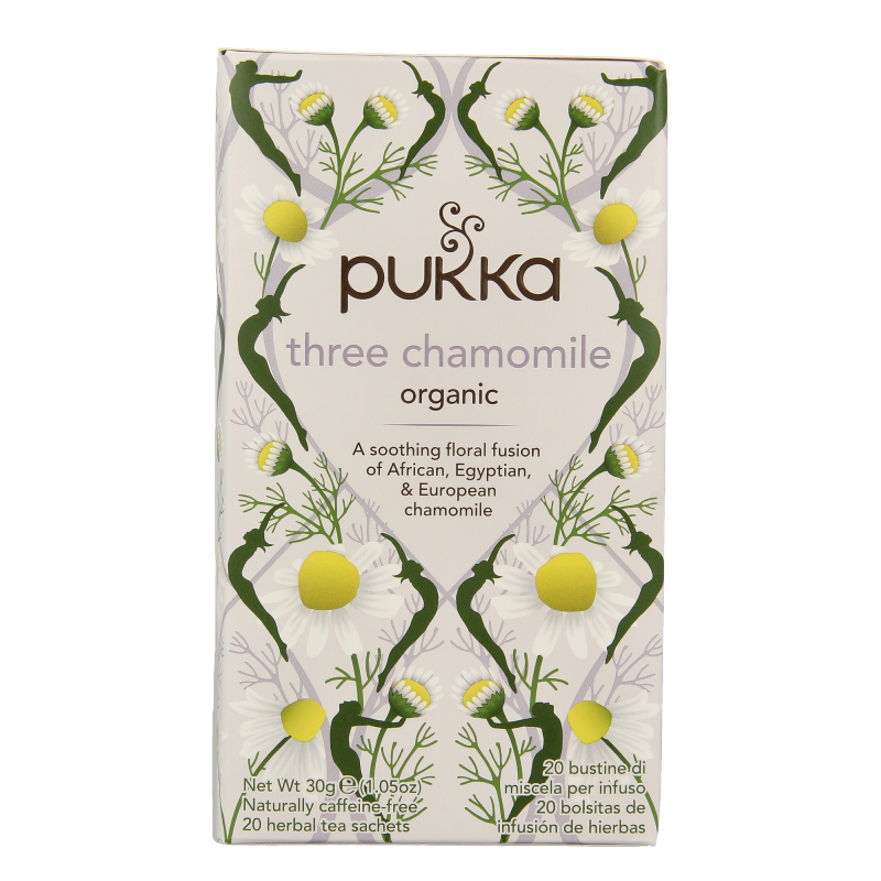 Pukka Three chamomile bio  20 Zakjes