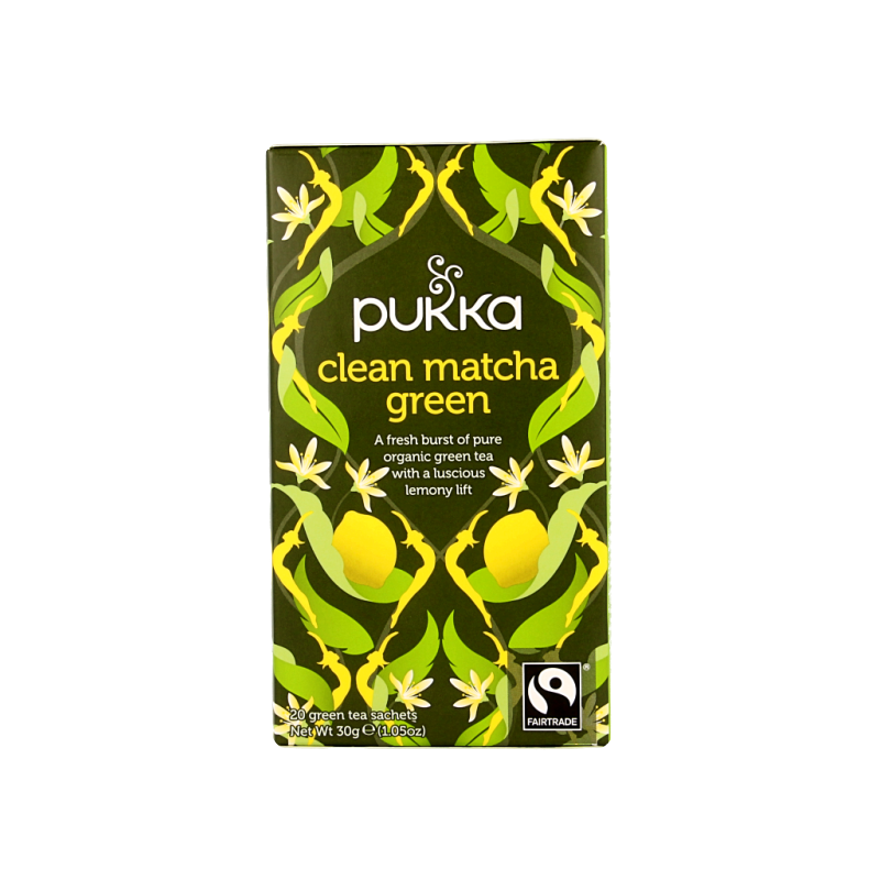 Pukka Clean matcha green bio 20 Zakjes