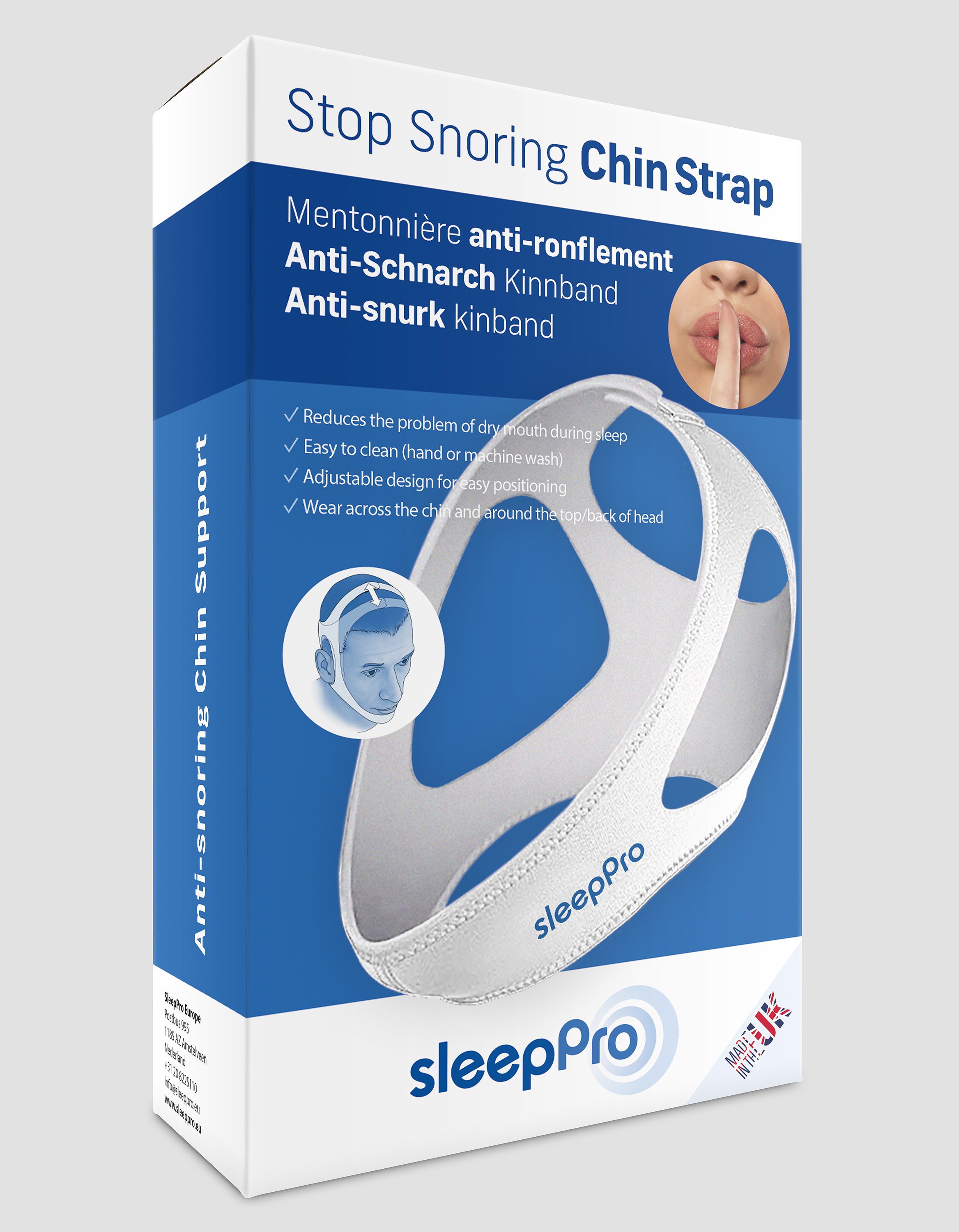 SleepPro Kinband anti snurk 1.00 Stuks