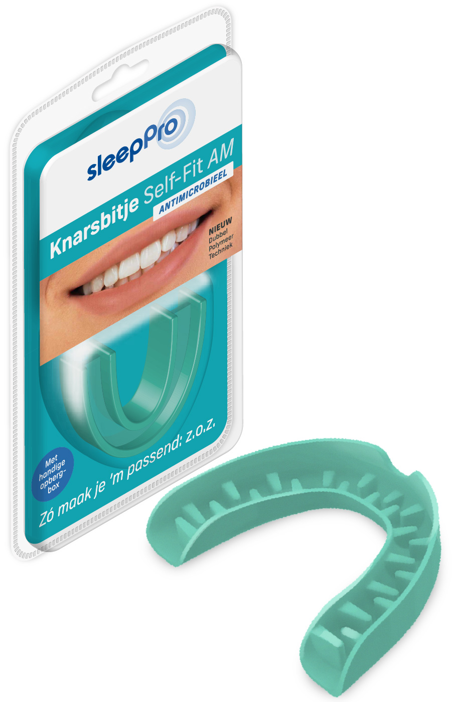 SleepPro Knarsbitje self-fit AM (anti-microbieel) 1 Stuks
