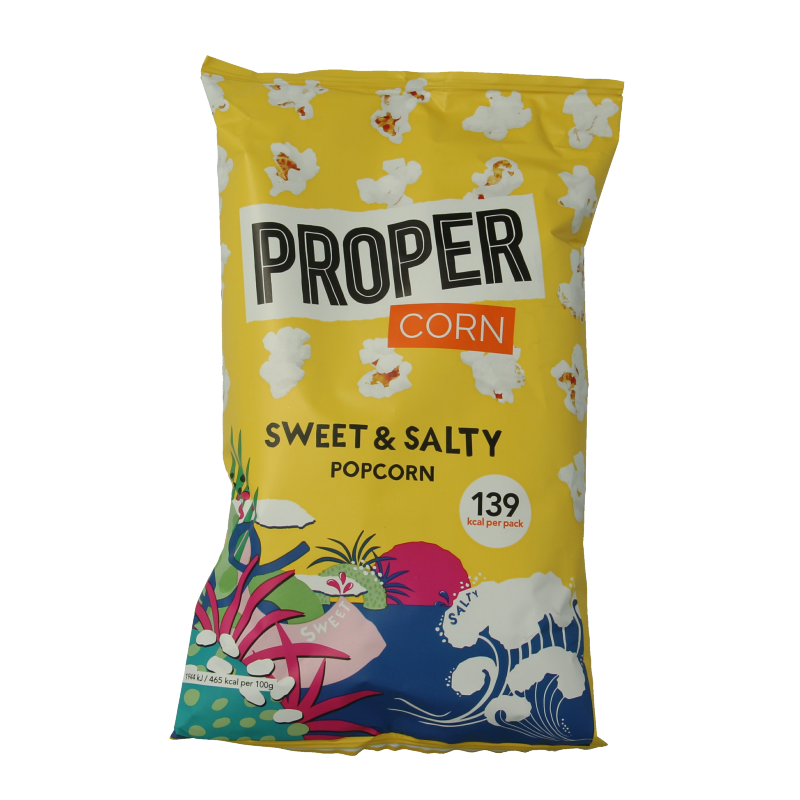 Proper Corn Popcorn sweet & salty 30 Gram