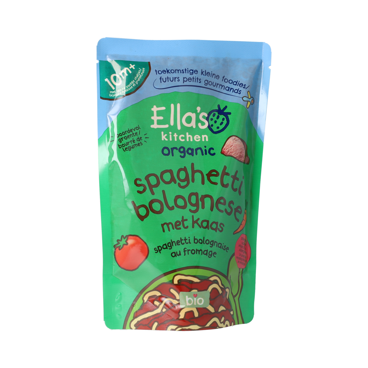 Ella's Kitchen Spaghetti bolognese met kaas 10+ maanden bio 190.00 Gram
