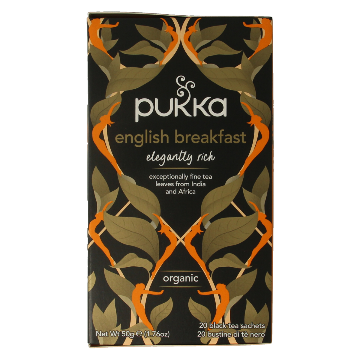 Pukka English breakfast bio 20.00 Zakjes