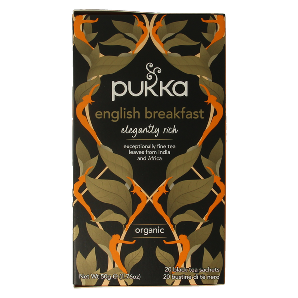 Pukka English breakfast bio 20.00 Zakjes
