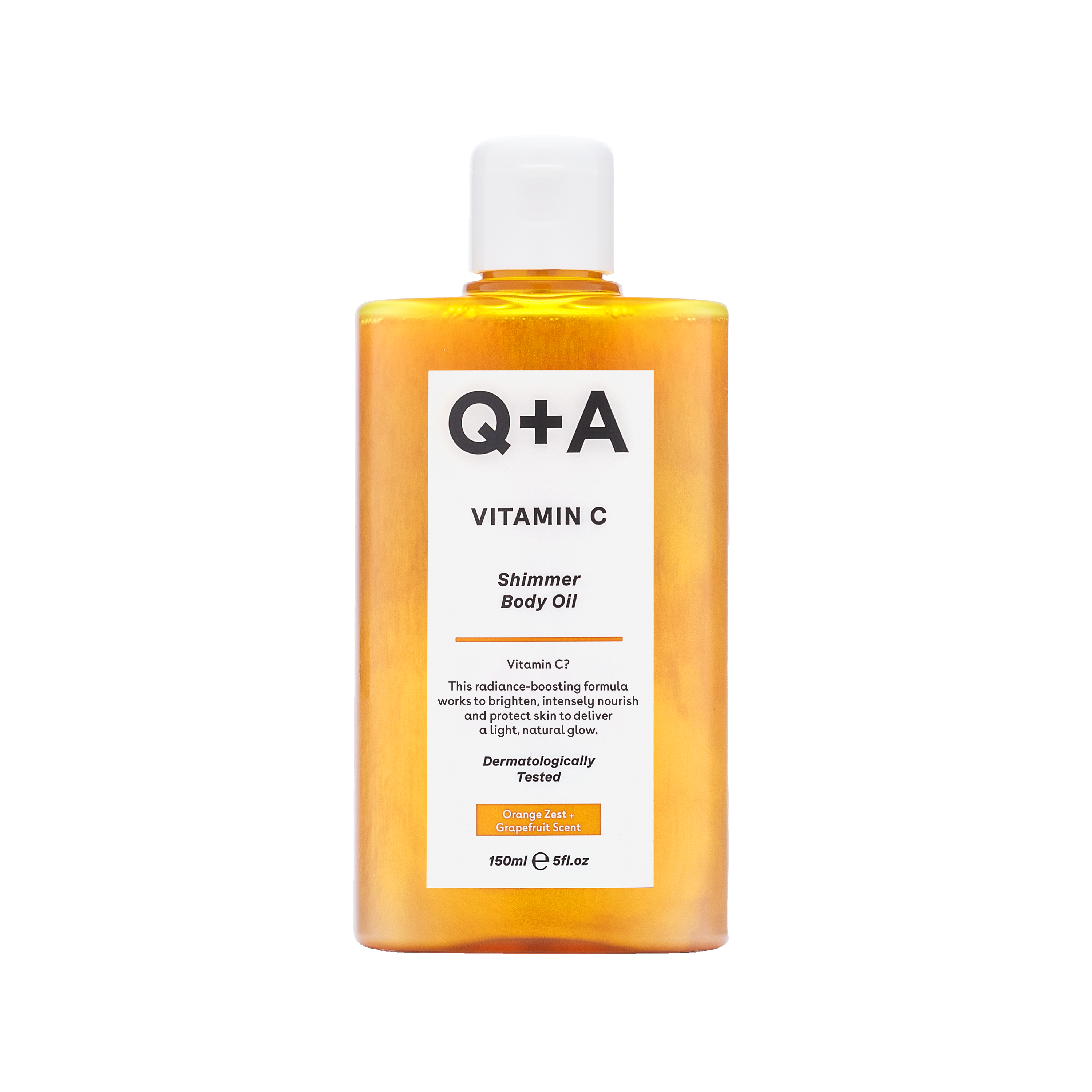 Q+A Vitamin C Shimmer Body Oil 150.00 Milliliter
