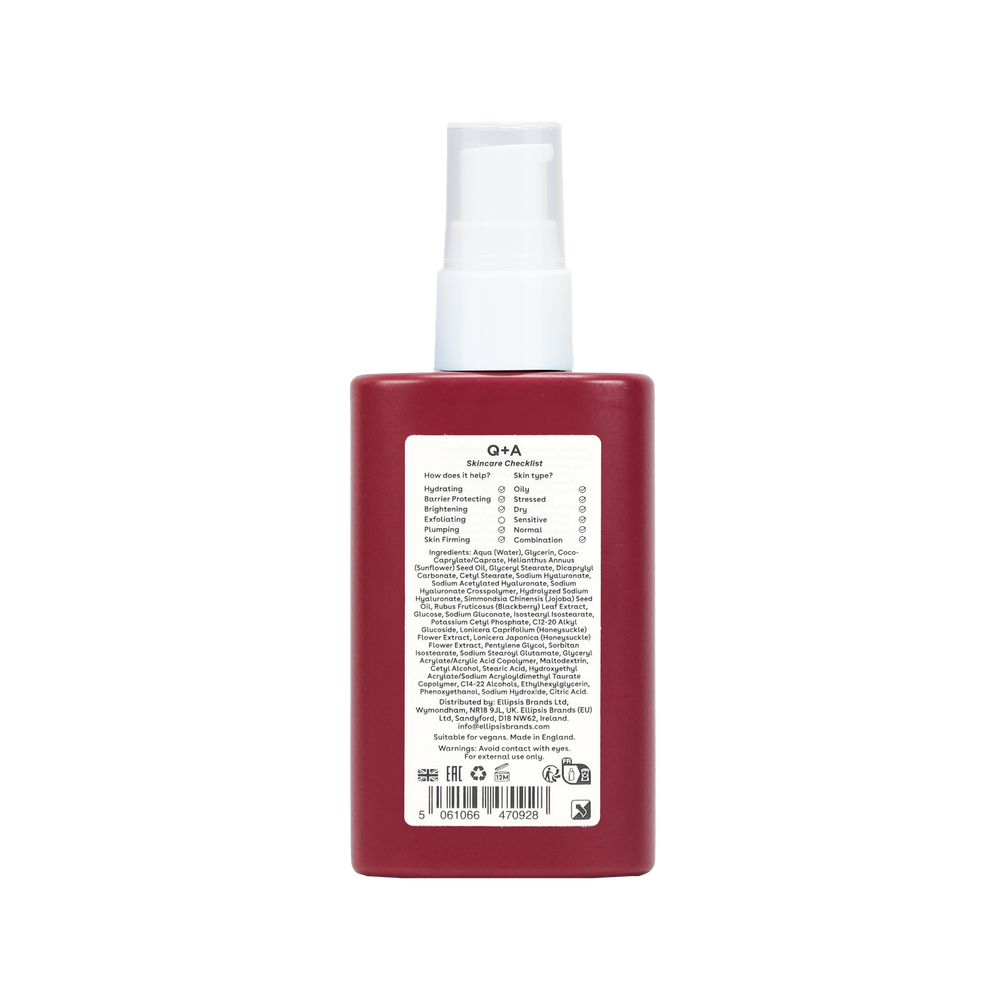 Q+A Hyaluronic Acid Moisturiser 75.00 Milliliter
