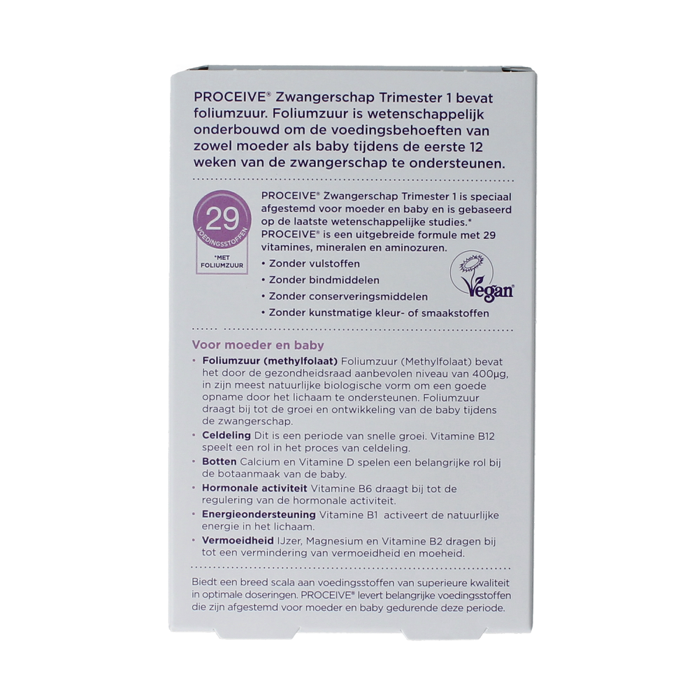 Proceive Kinderwens trimester 1 60.00 Capsules