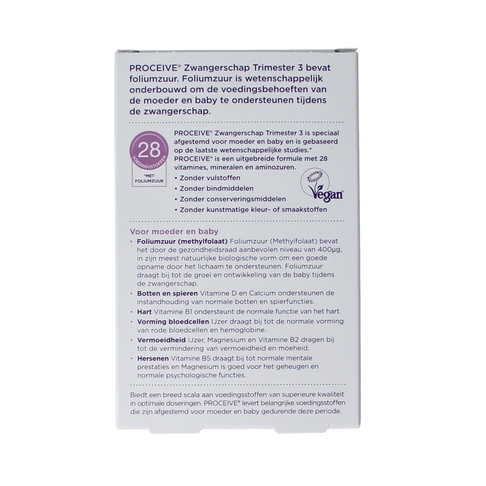 Proceive Kinderwens trimester 3 60.00 Capsules