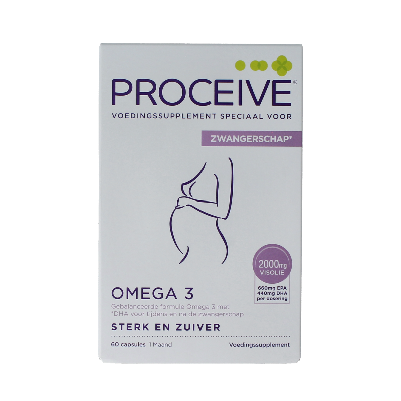 Proceive Kinderwens & zwangerschap omega 3 60 Capsules