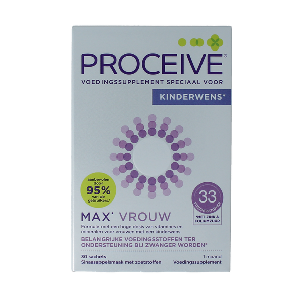 Proceive Kinderwens max vrouw sachets 30.00 Stuks