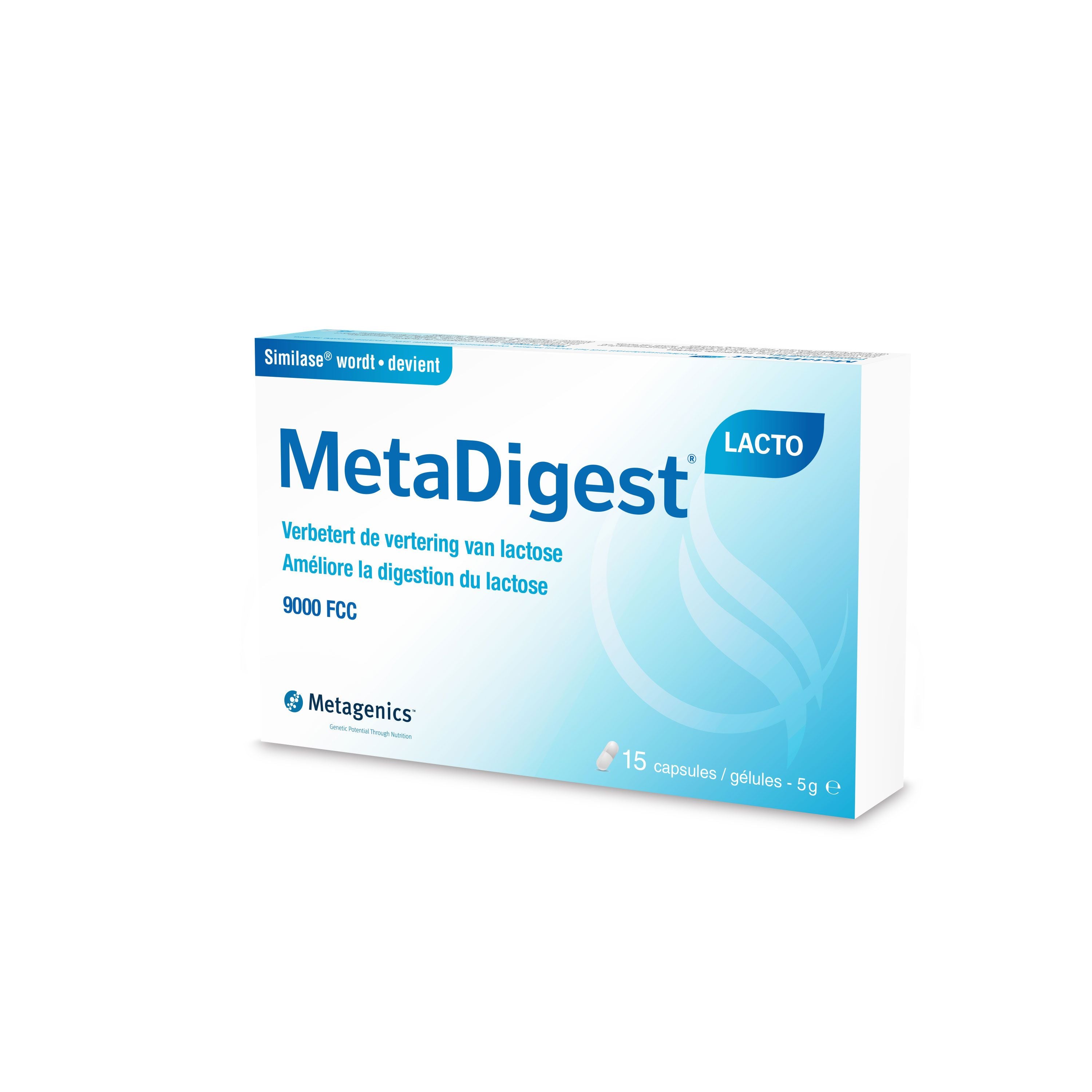 Metagenics Metadigest lacto 15 Capsules