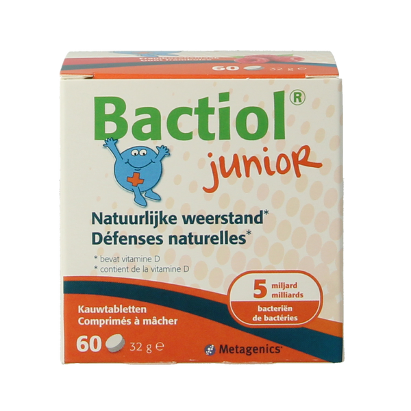 Metagenics Bactiol junior chew 60.00 Kauwtabletten