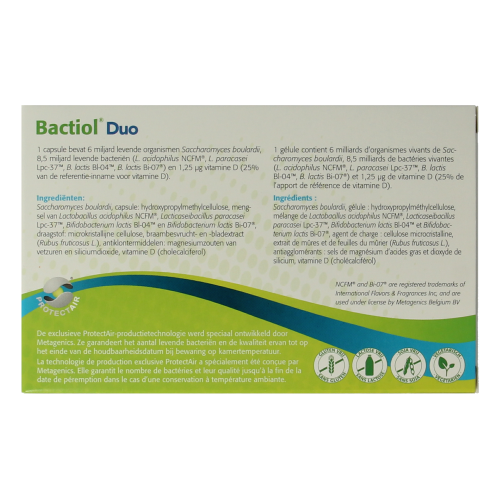 Metagenics Bactiol duo  15.00 Capsules