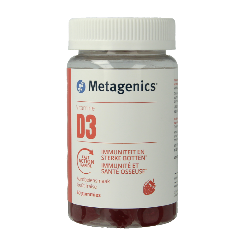 Metagenics Vitamine D 1000IU 60 Gummies