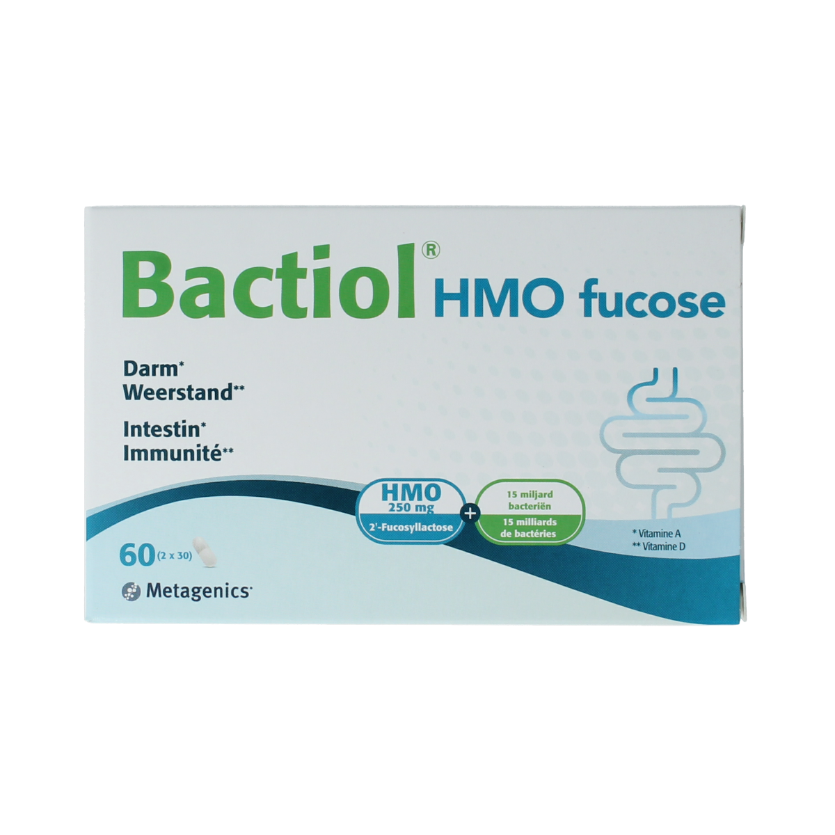 Metagenics Bactiol HMO fucose 4x15 capsules 60.00 Capsules