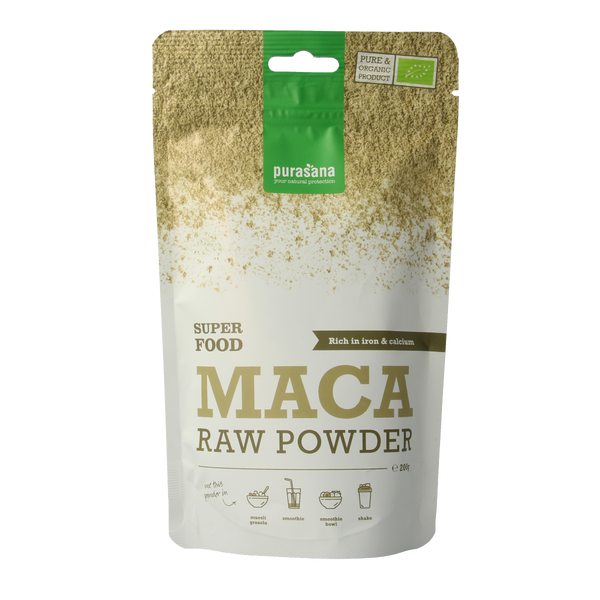 Purasana Maca poeder vegan bio 200.00 Gram