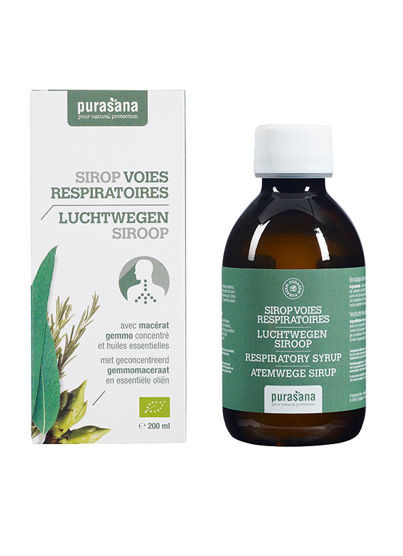 Purasana Puragem luchtwegen siroop bio 200.00 Milliliter