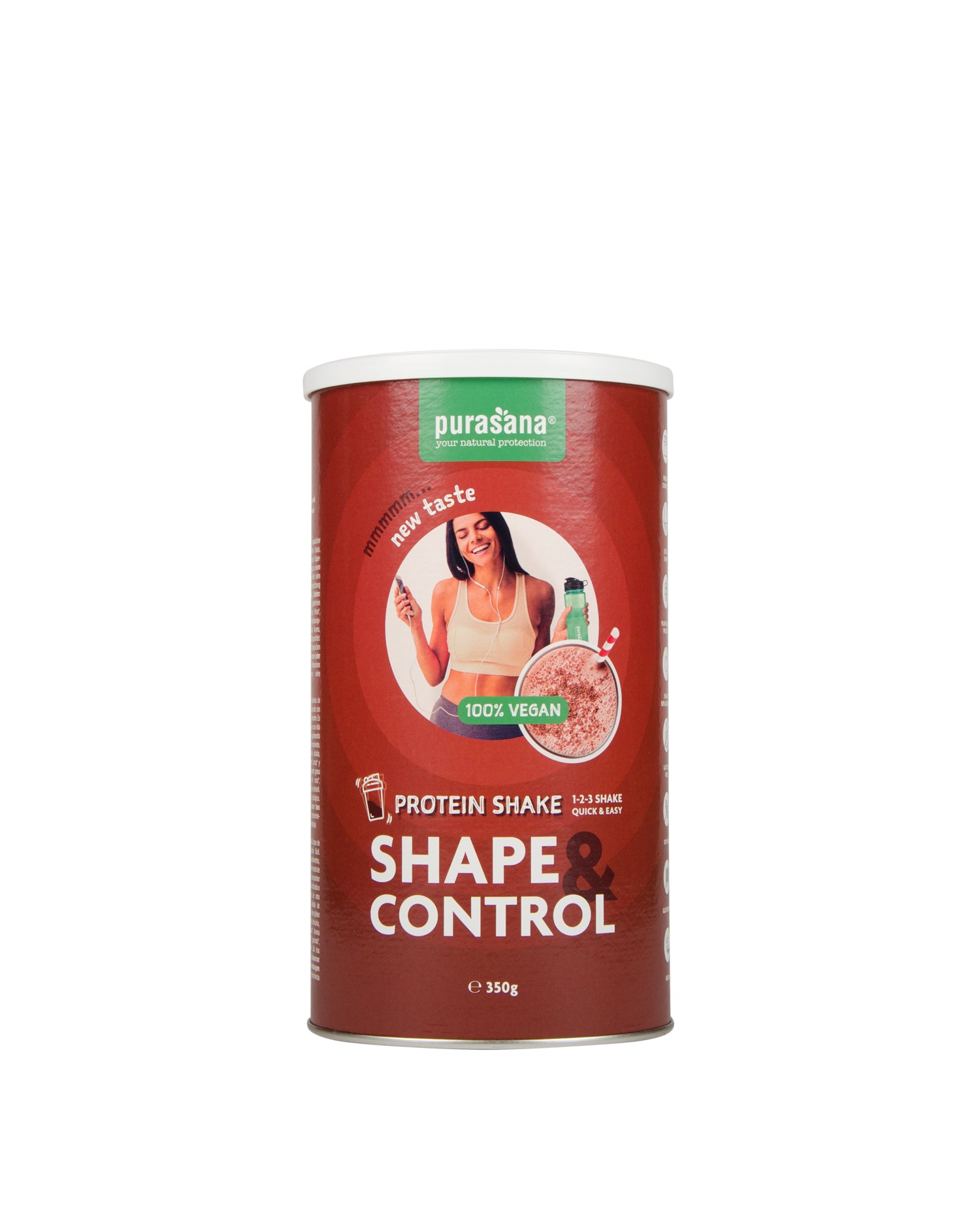 Purasana Shape & control proteine shake chocolate vegan 350.00 Gram