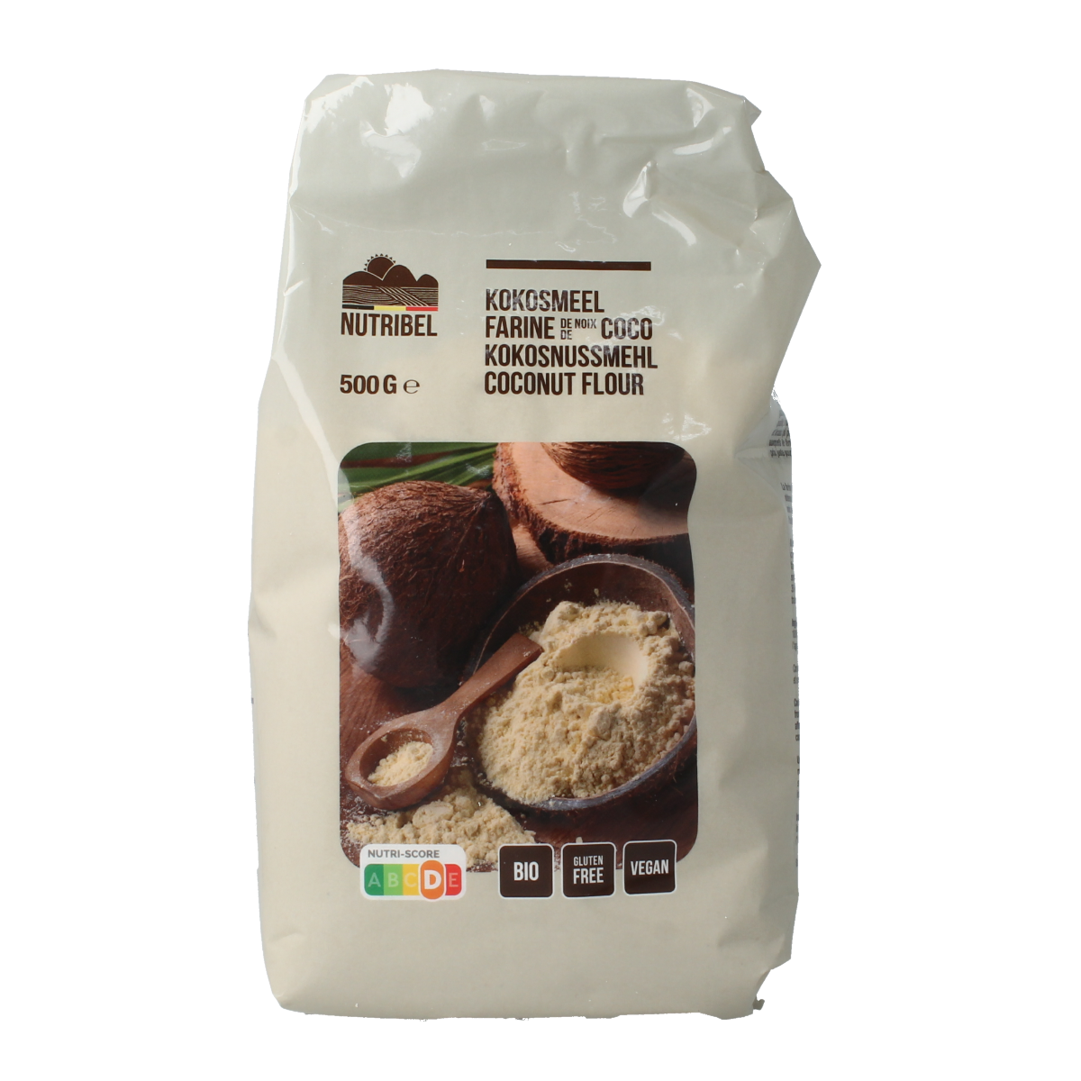 Nutribel Kokosmeel glutenvrij bio 500.00 Gram