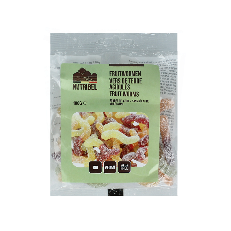 Nutribel Fruitwormen bio 100 Gram