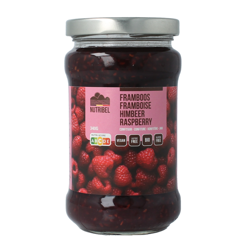 Nutribel Frambozen confituur bio 340 Gram