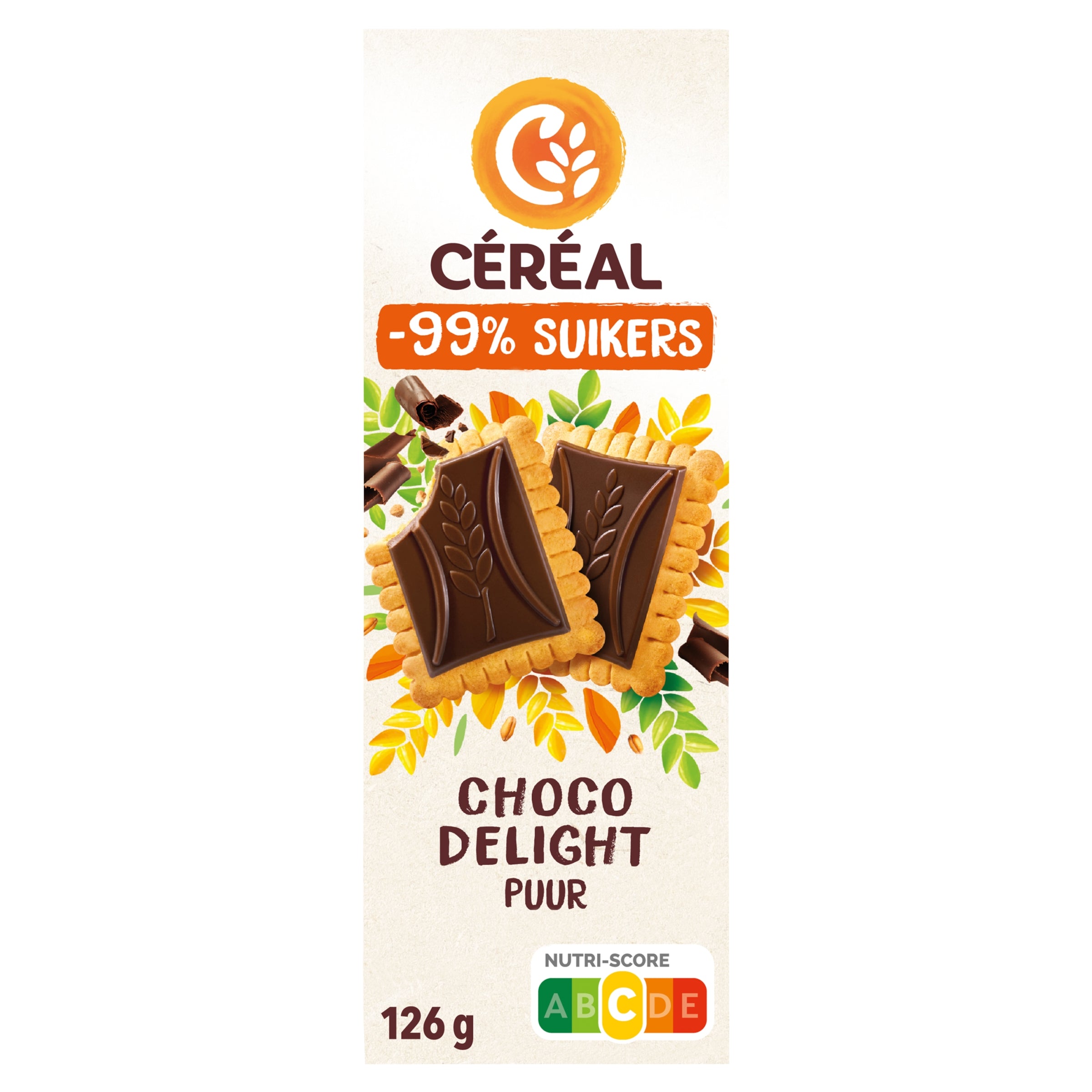 Cereal Koek choco delight minder suikers 126 Gram