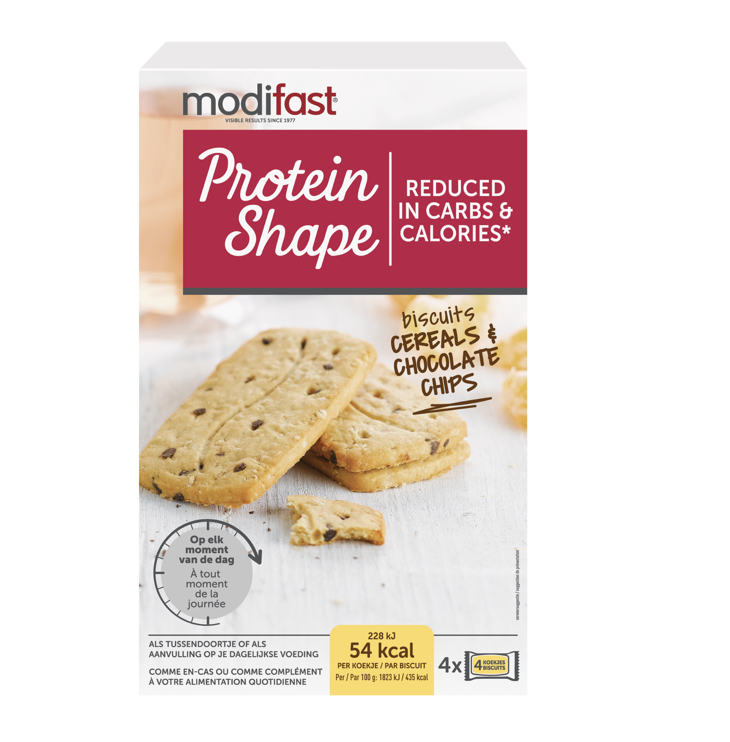 Modifast Proteine shape biscuits cereals & chocolate chips 200.00 Gram