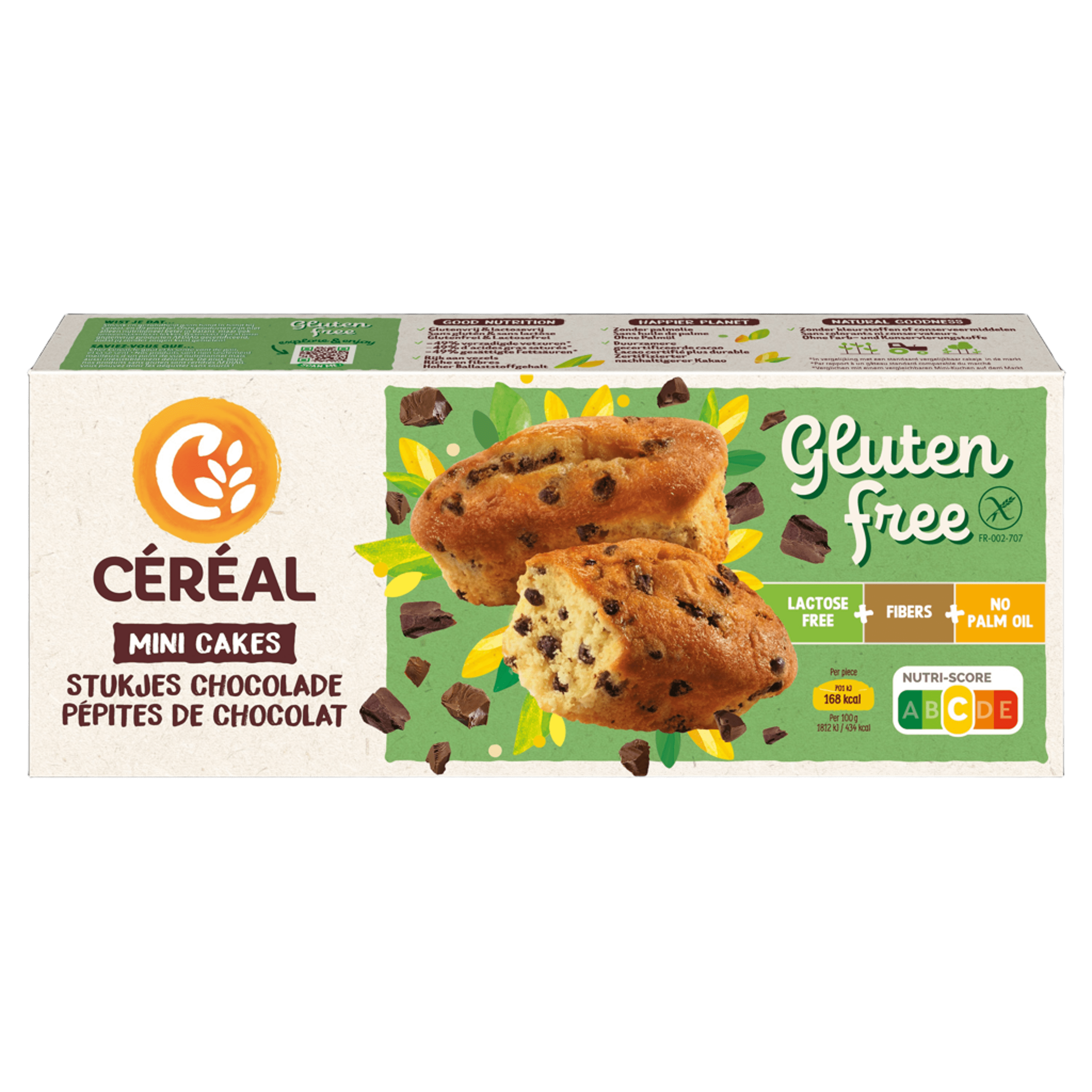 Cereal Cake mini choco glutenvrij 230 Gram