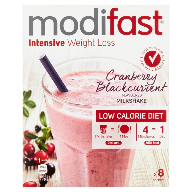 Modifast Intensive milkshake cranberry 440 Gram