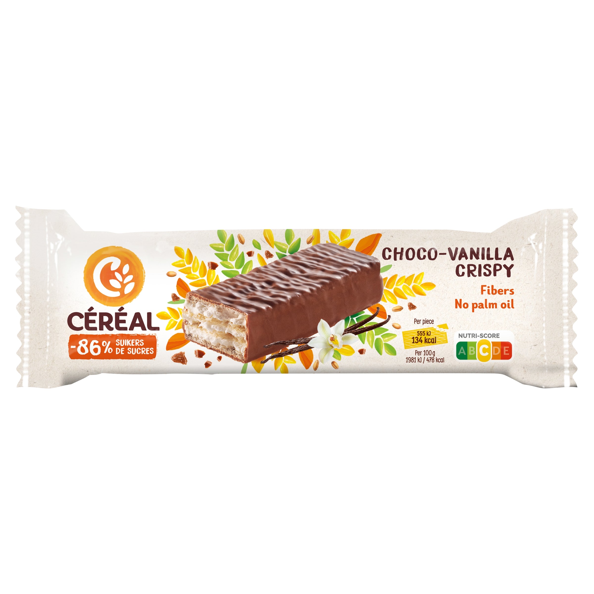 Cereal Reep chocolate vanilla crispy 28 Gram