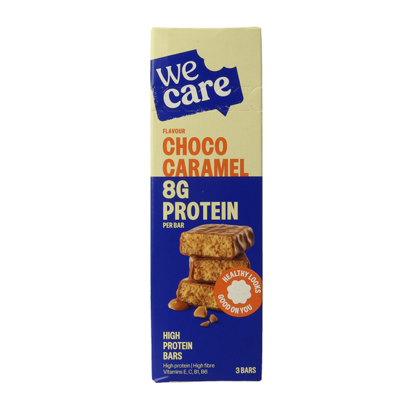 WeCare High protein bars choco caramel 81.00 Gram