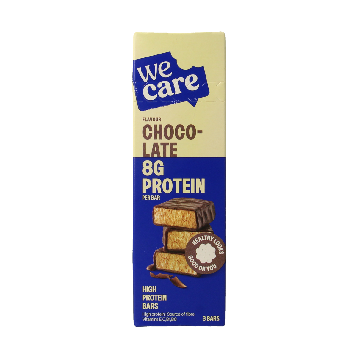 WeCare High protein bars chocolate 81.00 Gram