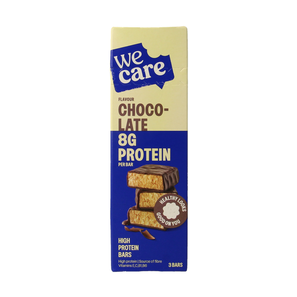 WeCare High protein bars chocolate 81.00 Gram