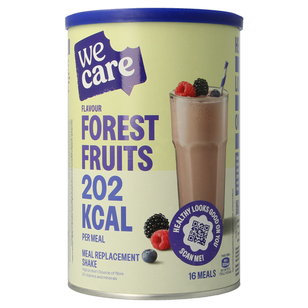 WeCare Meal replacement shake forest fruits 436.00 Gram