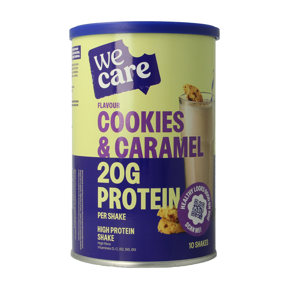 WeCare High protein shake cookies & caramel 340.00 Gram