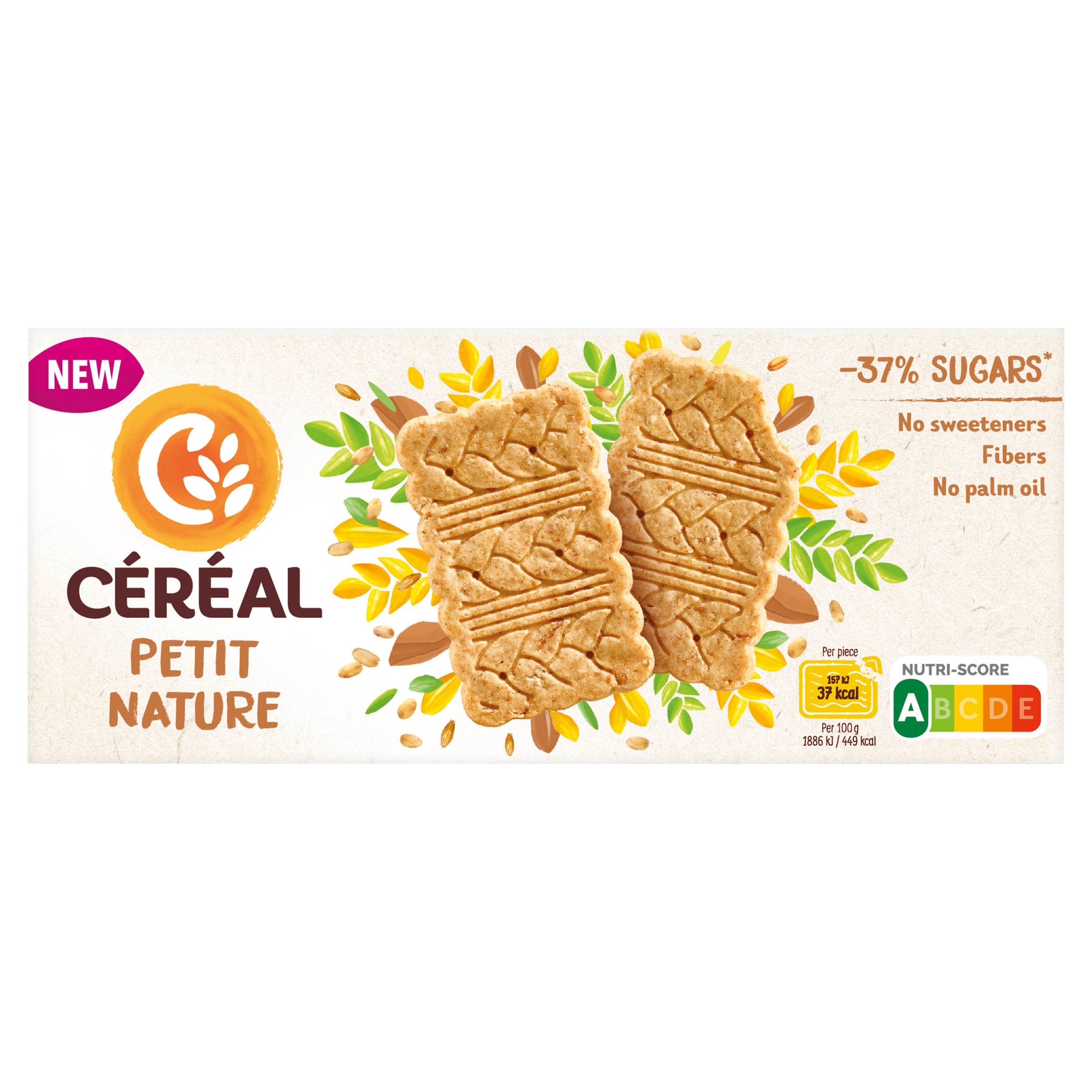 Cereal Petit nature minder suiker zonder zoetstoffen 200 Gram