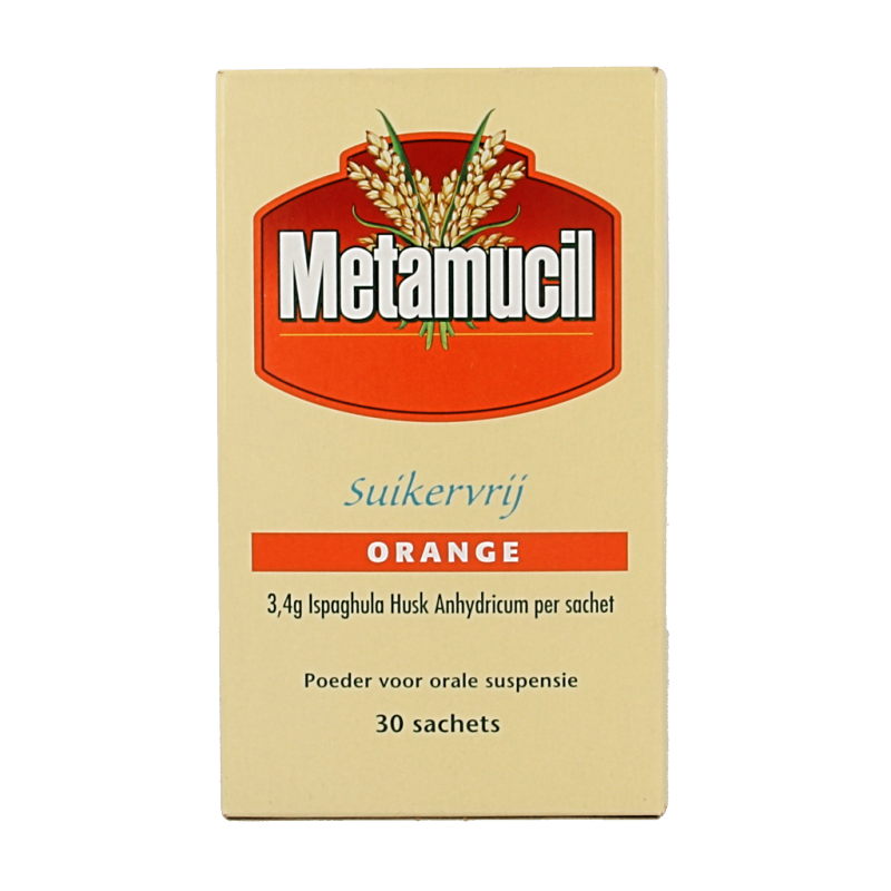 Metamucil Metamucil orange suikervrij 30 Sachets