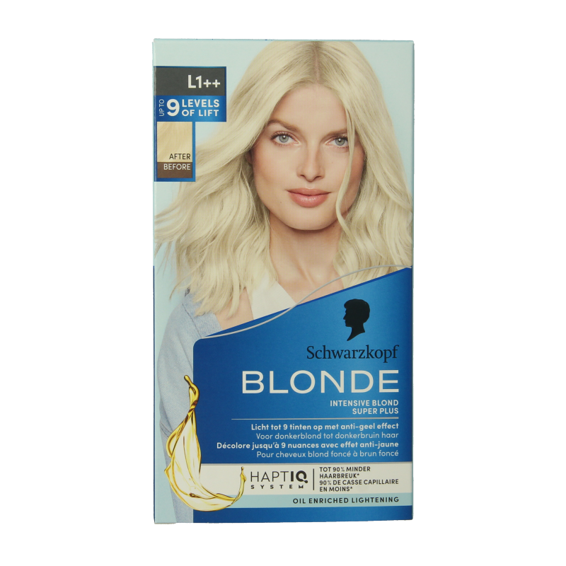 Schwarzkopf Blonde haarverf intensive bond super plus L1++ 1 Set