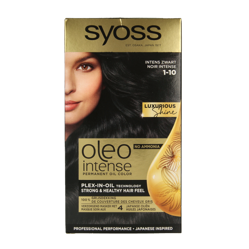 Syoss Color Oleo Intense 1-10 intens zwart haarverf 1 Set