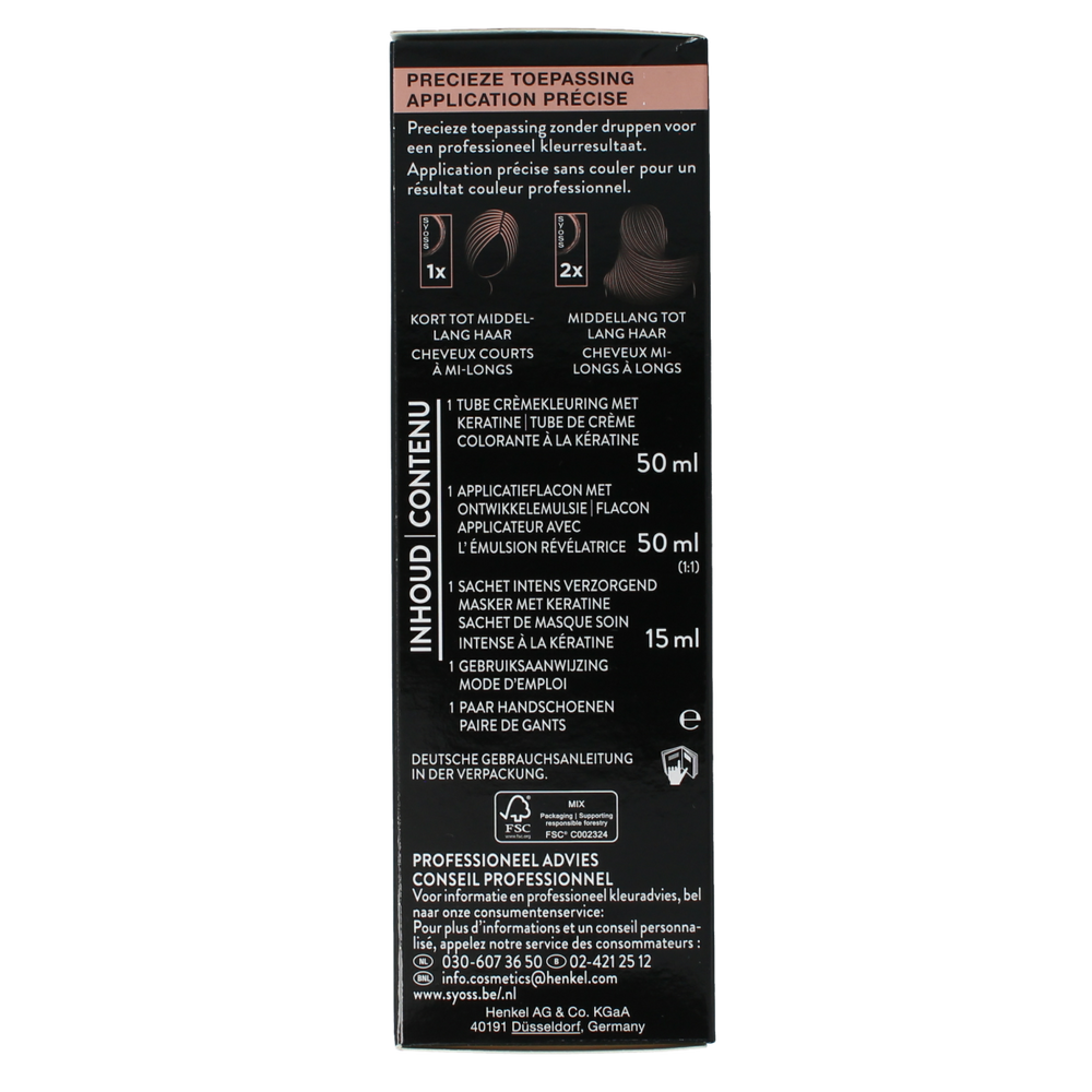 Syoss Color baseline 6-8 dark blond 1.00 Set